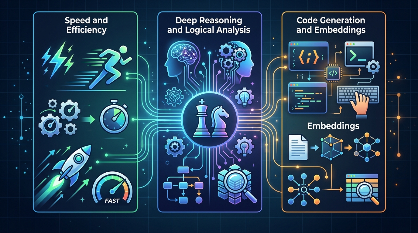 A visual comparison of the best Ollama models for automation tasks, highlighting their respective strengths.
